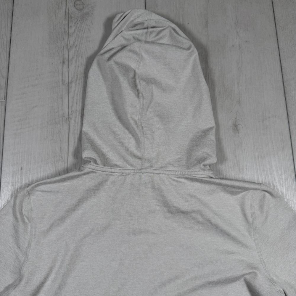 Vuori Halo Essential Performance Hoodie Heathered Gray Womens Small Yoga Workout - Picture 4 of 11